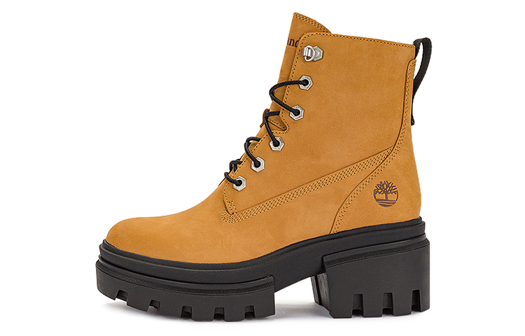 (W) Timberland Everleigh 6 Inch Boots 'Wheat Full Grain'