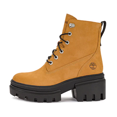 (W) Timberland Everleigh 6 Inch Boots 'Wheat Full Grain'
