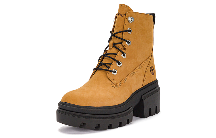(W) Timberland Everleigh 6 Inch Boots 'Wheat Full Grain' 圖 3