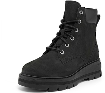 (W) 添柏岚(草原谷)宽版黑色牛巴革中筒靴 A2JV7W Lookbook (W) 添柏岚(草原谷)宽版黑色牛巴革中筒靴 A2JV7W