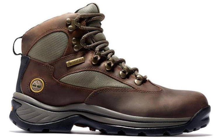 Order 添柏岚Timberland 女款棕色復古中幫戶外登山工裝靴
