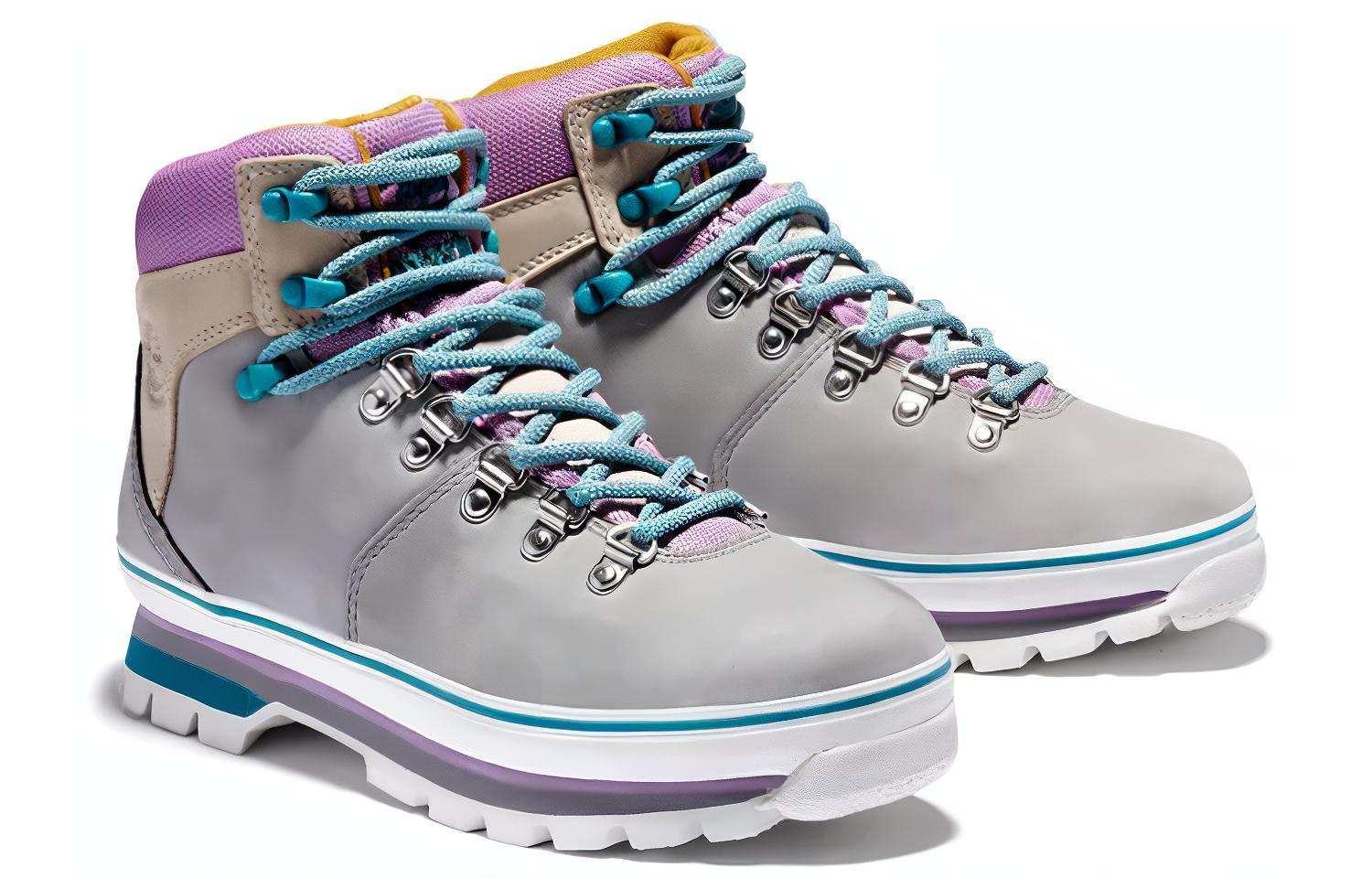 Lookbook (W) Timberland Hiker Mid Grau ''Trendige High-Top Arbeitsstiefel'' A412W030
