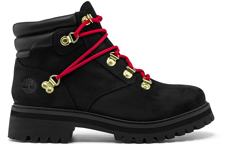 Order (W) Boot Timberland Holiday Luxe Waterproof 'Hitam Nubuck Merah' A2JVDW