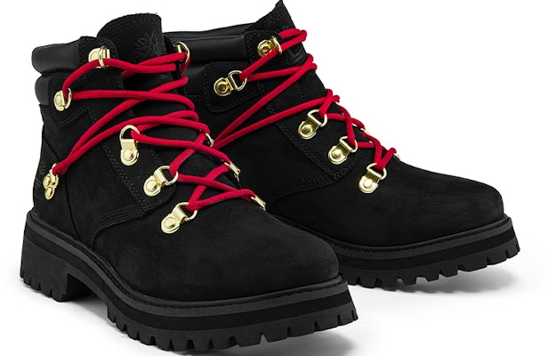 (W) Bota Timberland Holiday Luxe Impermeable 'Nubuck Negro Rojo' A2JVDW Shop (W) Bota Timberland Holiday Luxe Impermeable 'Nubuck Negro Rojo' A2JVDW