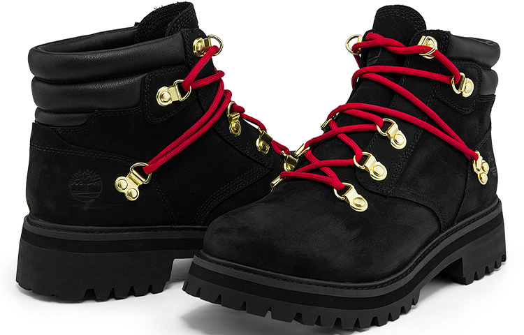 Purchase (W) Boot Timberland Holiday Luxe Waterproof 'Hitam Nubuck Merah' A2JVDW
