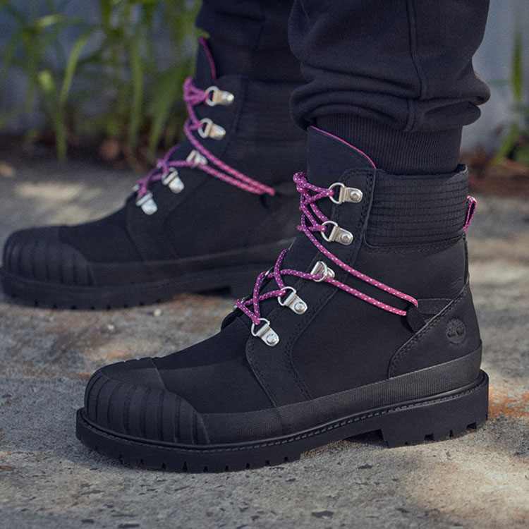Cheap Timberland添柏嵐 戶外休閒高筒防水馬汀靴 女款 黑色