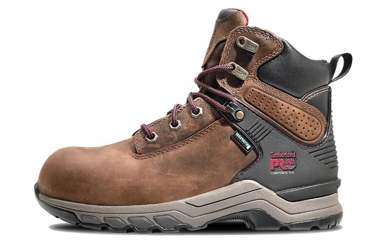 (Women) Timberland Hypercharge 6' Waterproof Work Boot 'Black Brown' A4115214
