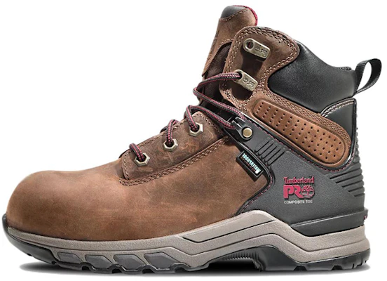 (Women) Timberland Hypercharge 6' Waterproof Work Boot 'Black Brown' A4115214 Buy (Women) Timberland Hypercharge 6' Waterproof Work Boot 'Black Brown' A4115214
