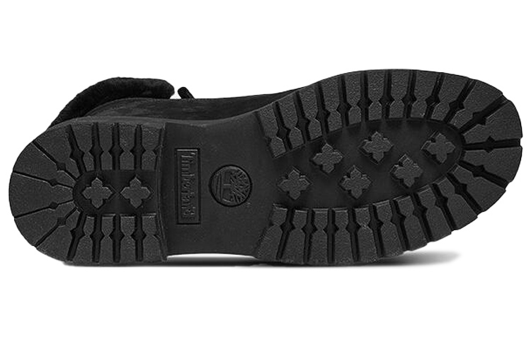 (W) Timberland Jayne 6 Inch Waterproof Convenience Boots 'Black Nubuck with Fur' 圖 4