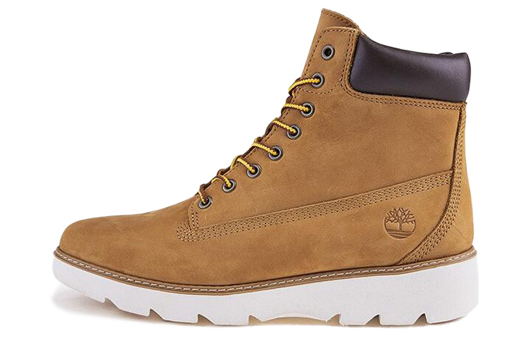 (Women) Timberland Keeley Field 6 Inch Wide-Fit Boot 'Wheat Nubuck' A26JB