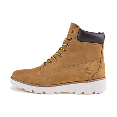 (W) Timberland Keeley Field 6 Inch Wide-Fit Boot 'Wheat Nubuck'