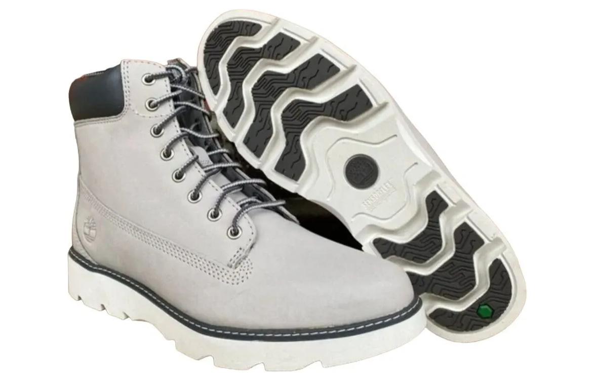 Purchase (Women) Timberland Keeley Field 6 Inch Wide-Fit Boots 'Light Grey' A26JM