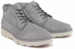 Shop Timberland 添柏岚 Nellie 經典休閒工裝靴 寬版 女款 中灰色