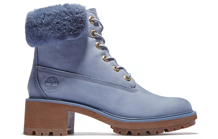 Order (W) Timberland Kinsley 6-Inci 'Sky Blue Tahan Air Hak Tinggi' A2HSA073