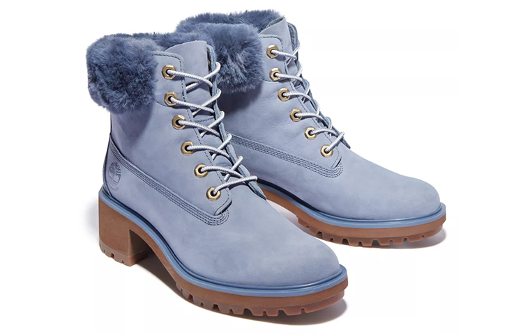 Shop (W) Timberland Kinsley 6-Inci 'Sky Blue Tahan Air Hak Tinggi' A2HSA073