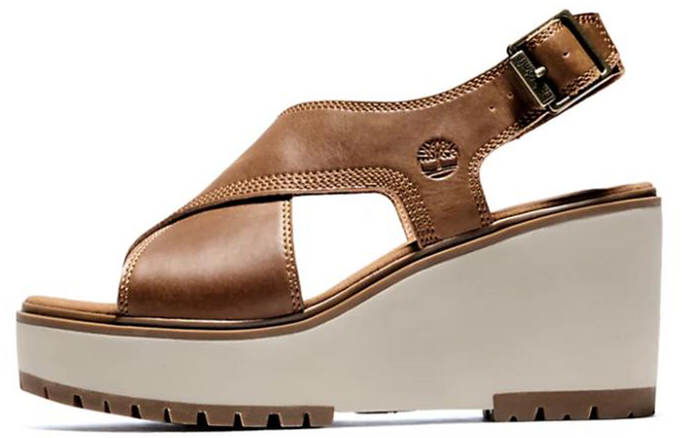 (Women) Timberland Koralyn Wedge 'Brown' A26TZF13