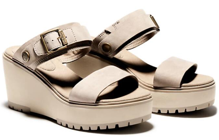 Order (Women) Timberland Koralyn Wedge Sandal 'Beige' A26T2929