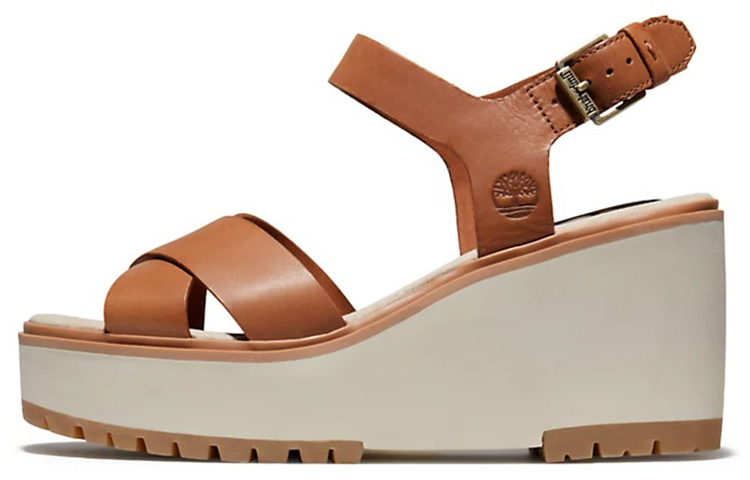 (Women) Timberland Koralyn Wedge Sandal 'Brown' A26BWA68