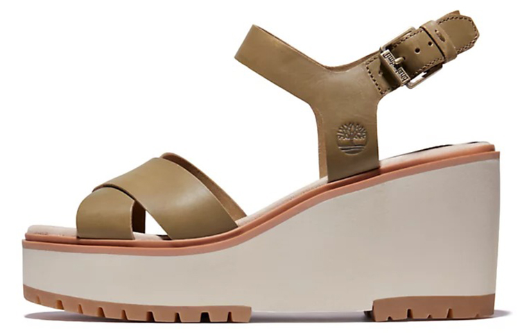 (Women) Timberland Koralyn Wedge Sandal 'Olive Green' A239DBW0