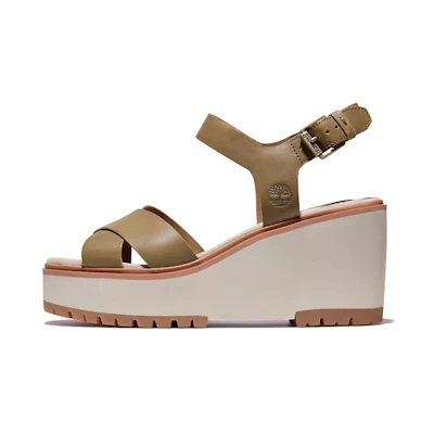 (W) Timberland Koralyn Wedge Sandal 'Olive Green'