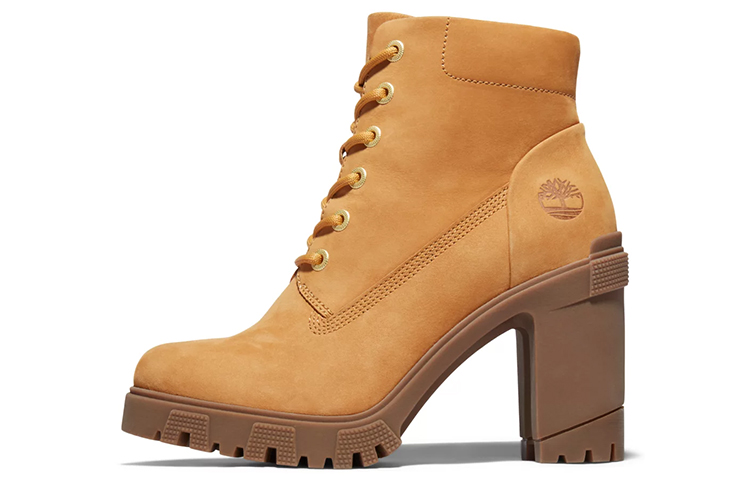 (W) Timberland Lana Pointed Toe Lace-Up Boots 'Wheat'