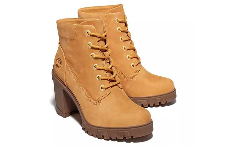 (W) Timberland Lana Pointed Toe Lace-Up Boots 'Wheat' 圖 4