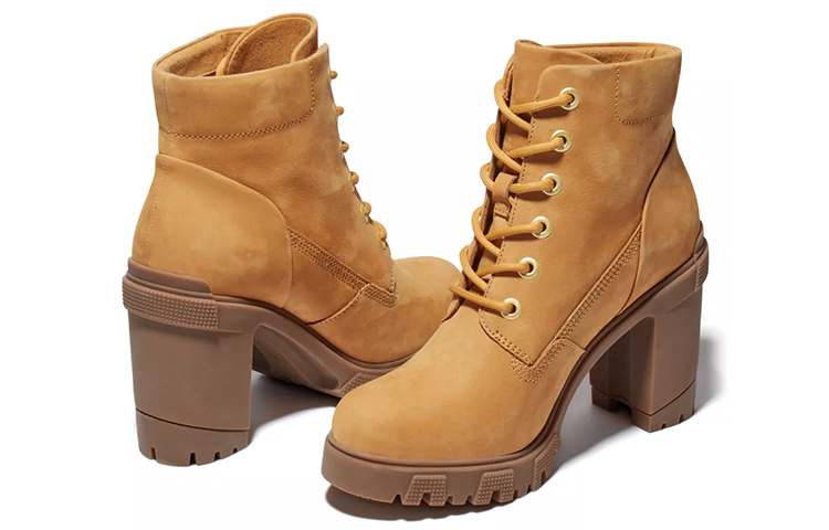 (W) Timberland Lana Pointed Toe Lace-Up Boots 'Wheat' 圖 5
