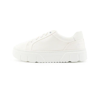 (W) Timberland Laurel Court Low Lace Up Sneakers 'White Canvas'