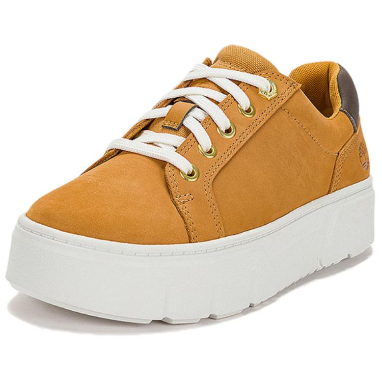 Lookbook (W) Sneaker Timberland Laurel Court Low Lace Up 'Wheat Canvas' A64GZW