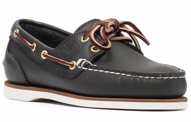 Order (W) Timberland Zapato de Cuero Plano 'Negro' 72332
