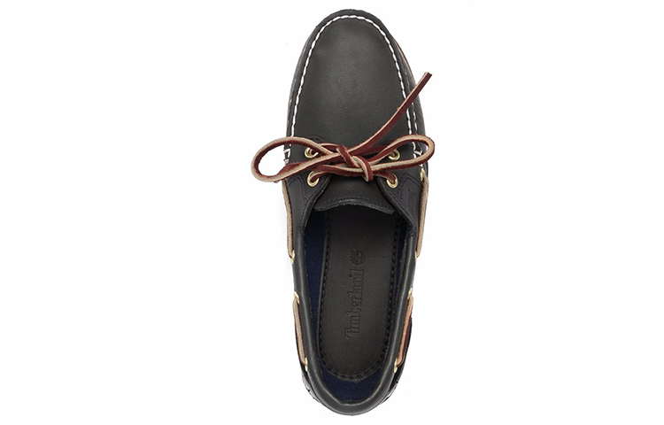 Shop (Women) Timberland Leather Flat 'Black' 72332