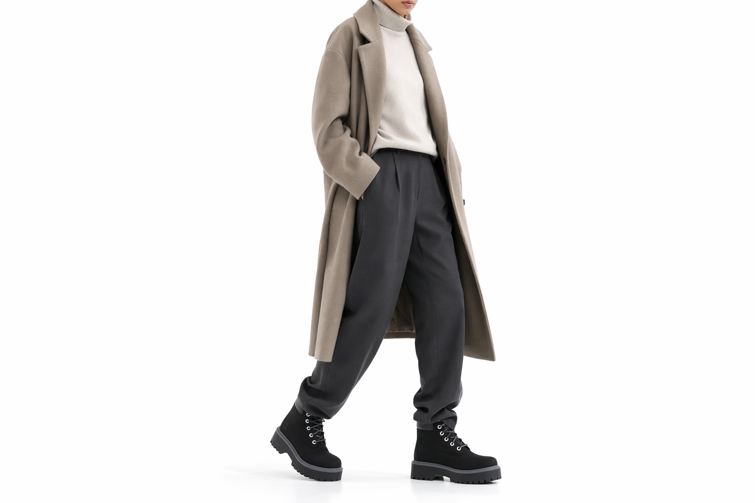 Order (W) Bottes Courtes en Cuir Chaud et Durable Timberland ''Noir''. A5RH5