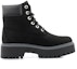 Order (W) Timberland But Kulit Hangat dan Tahan Lasak Pendek 'Hitam' A5RH5