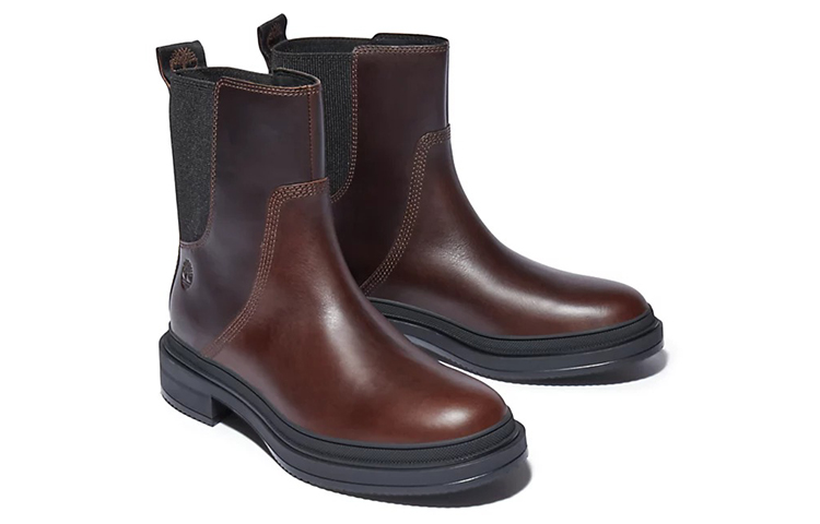 Shop (W) Timberland Lisbon Lane 'Chelsea Hitam Coklat' A2589201