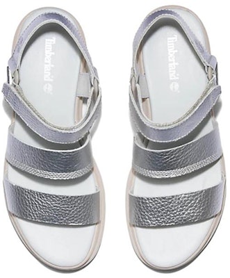 (W) Timberland London Vibe Sandal 'Silver Velcro' Perak Strap A29Y7040 Shop (W) Timberland London Vibe Sandal 'Silver Velcro' Perak Strap A29Y7040