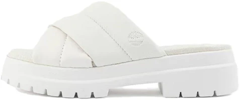 (Women) Timberland London Vibe Slides 'White Full Grain' A63RV (Women) Timberland London Vibe Slides 'White Full Grain' A63RV