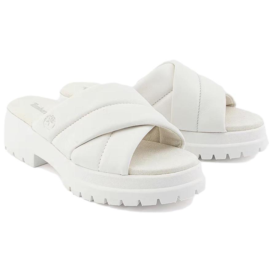 Lookbook (W) Timberland London Vibe Slides 'Putih Full Grain' A63RV