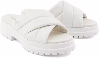 Lookbook (Women) Timberland London Vibe Slides 'White Full Grain' A63RV