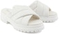 (W) Timberland London Vibe Slides 'Putih' Penuh Bijian A63RV