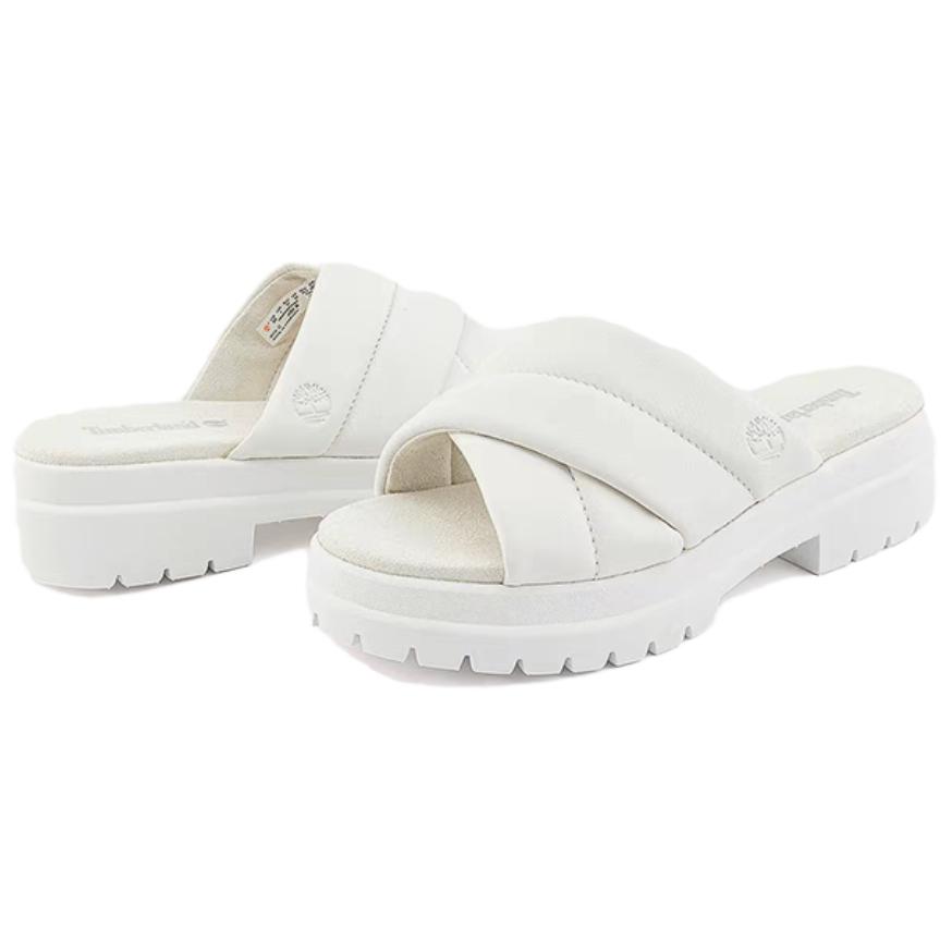 Shop (W) Timberland London Vibe Slides 'Putih Full Grain' A63RV
