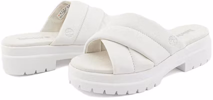 Shop (Women) Timberland London Vibe Slides 'White Full Grain' A63RV