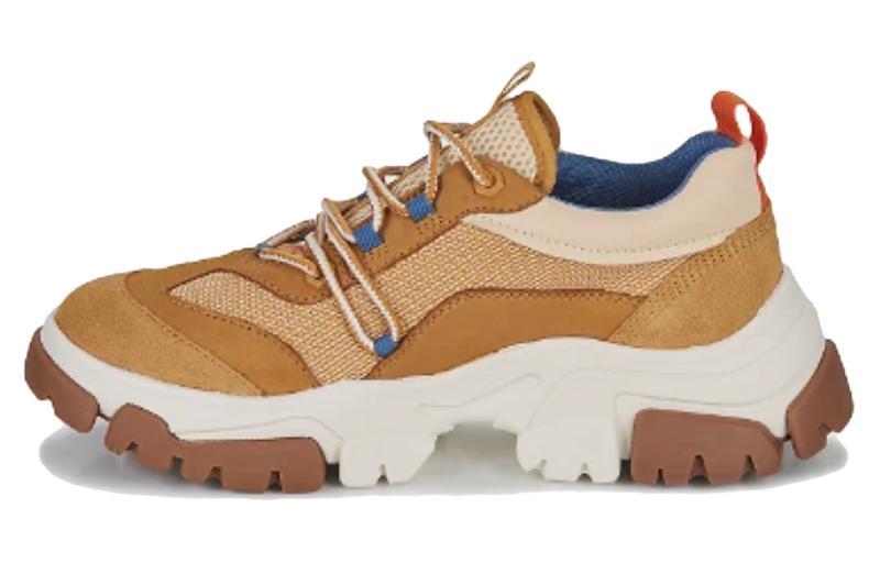 (W) Timberland Low Hiking Shoes 'Brown White'