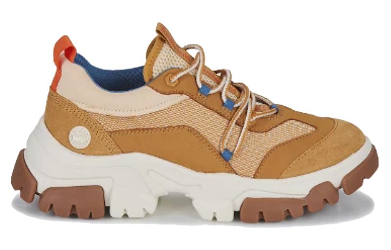 (W) Timberland Low Hiking Shoes 'Brown White' 圖 2