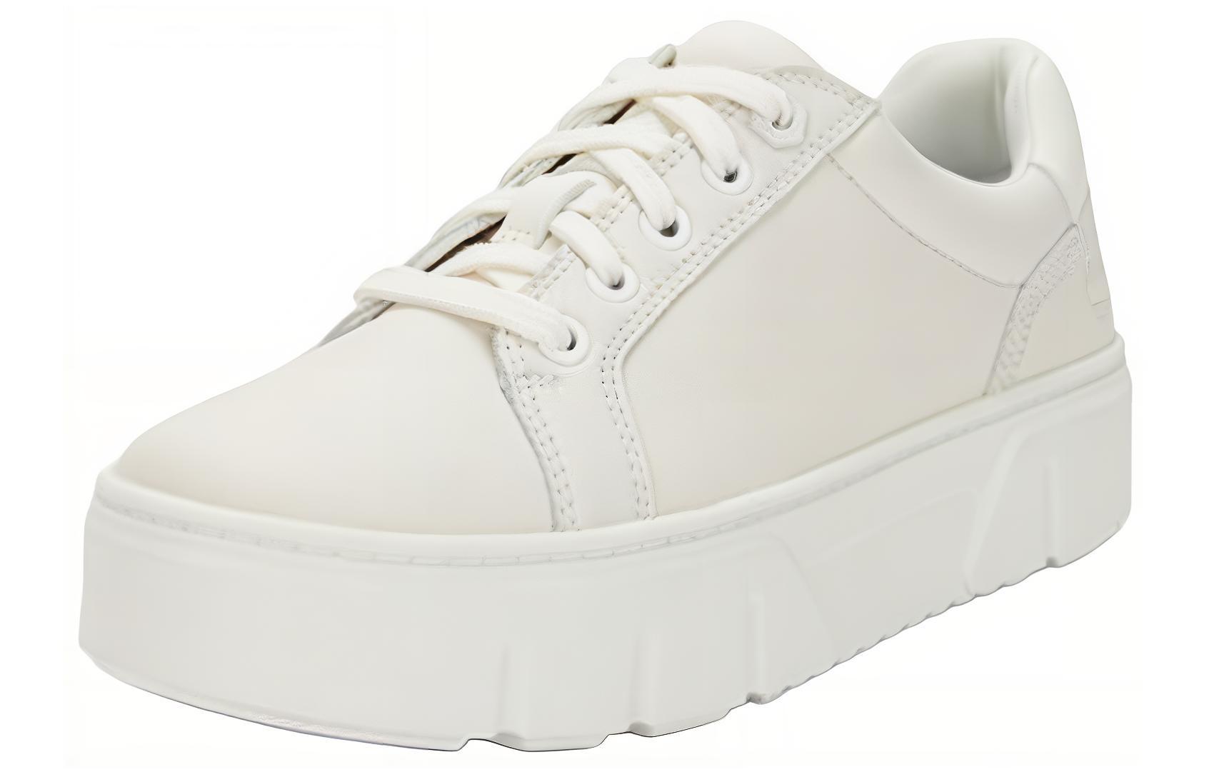 Lookbook (W) 添柏岚低帮白色全粒面系带运动鞋 A61FGW