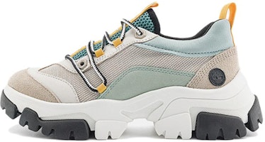 (Women) Timberland Adley Way Sneaker 'White Nubuck and Grey' A41BWW (Women) Timberland Adley Way Sneaker 'White Nubuck and Grey' A41BWW