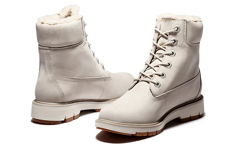(W) Timberland Lucia Way Lined 'White Leather High-Top' 圖 2