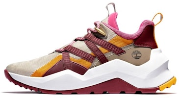 (Women) Timberland Madbury Mixed-Media 'Red Gray Yellow' A42TP929 (Women) Timberland Madbury Mixed-Media 'Red Gray Yellow' A42TP929