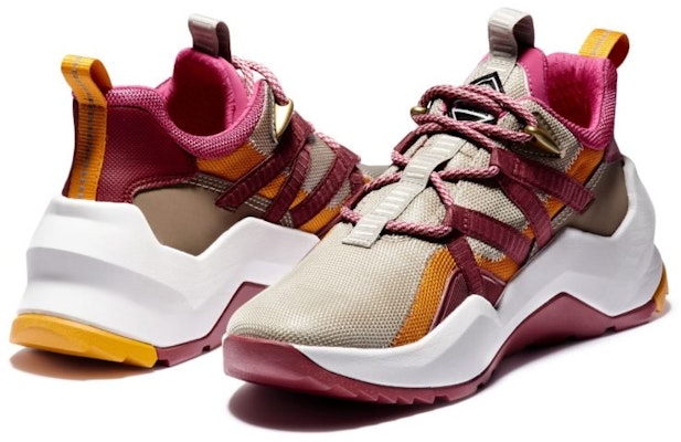 (Women) Timberland Madbury Mixed-Media 'Red Gray Yellow' A42TP929 Order (Women) Timberland Madbury Mixed-Media 'Red Gray Yellow' A42TP929