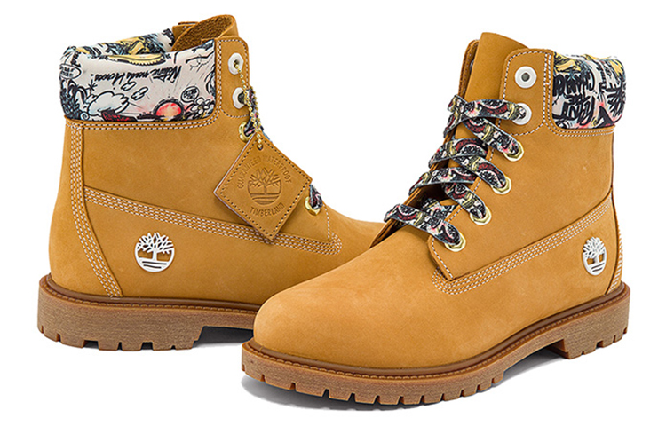 Shop (Women) Timberland Made With Liberty Fabrics 6 Inch Boot 'Yellow' A5XA7W