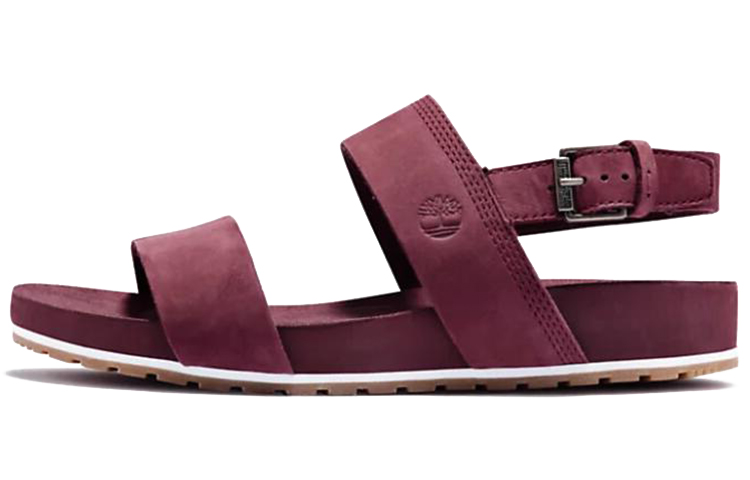 (Women) Timberland Malibu Waves Ankle Strap Sandal 'Burgundy' A289N211